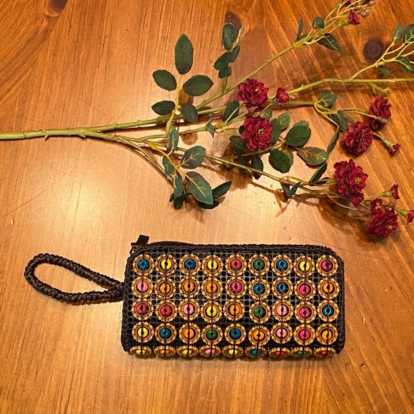 New HANDMADE Moroccan Cosmetic Bag- Beaded - Picture 4 of 8